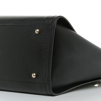 Chanel Caviar Small Studded Deauville Tote Black 9 of 12
