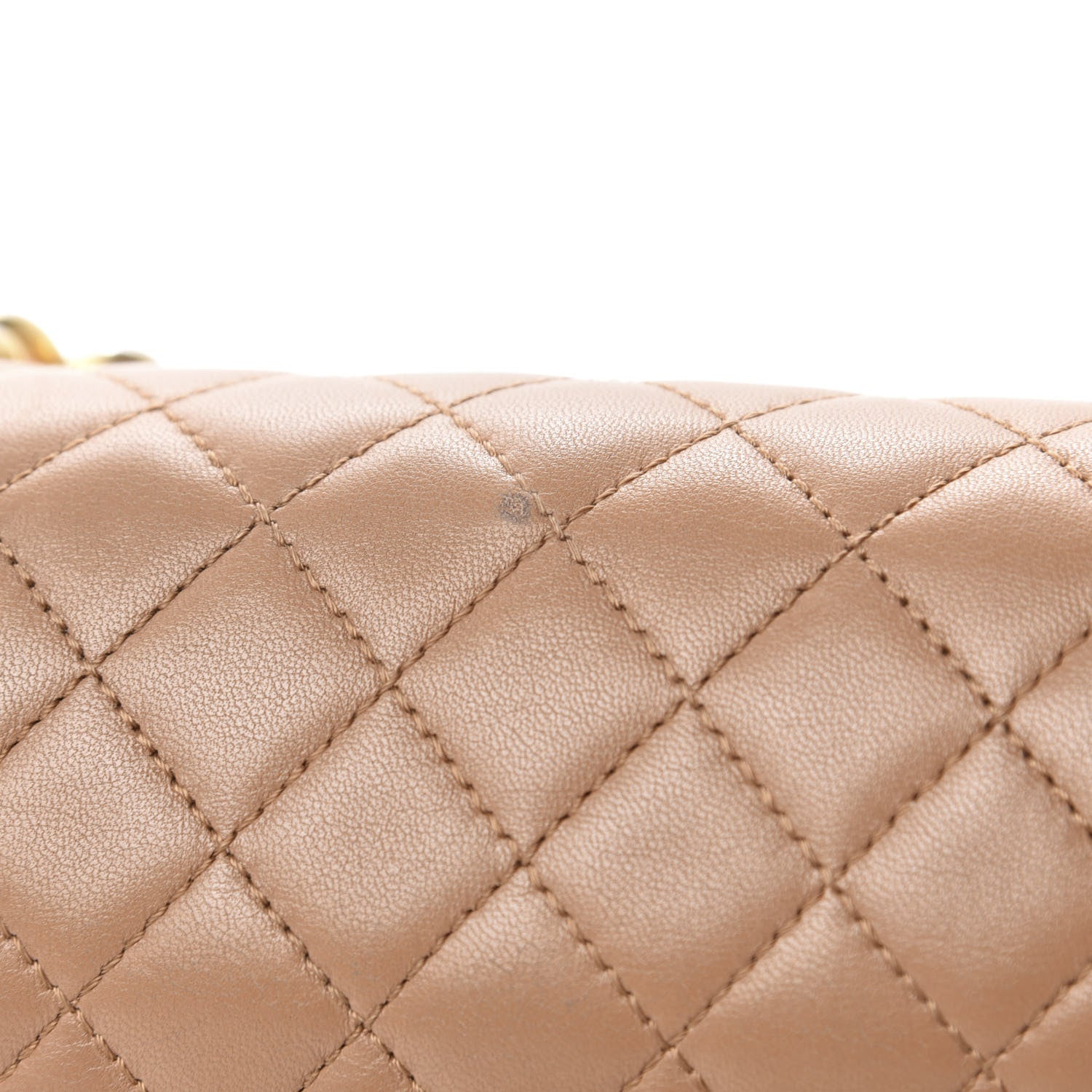 Chanel Lambskin Quilted Medium Boy Flap Beige 8 of 15