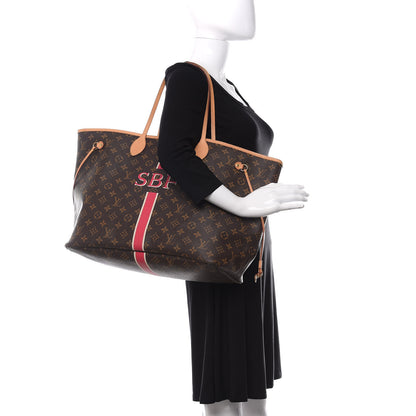 Louis Vuitton Monogram My LV Heritage Neverfull GM Fuchsia White 2 of 10