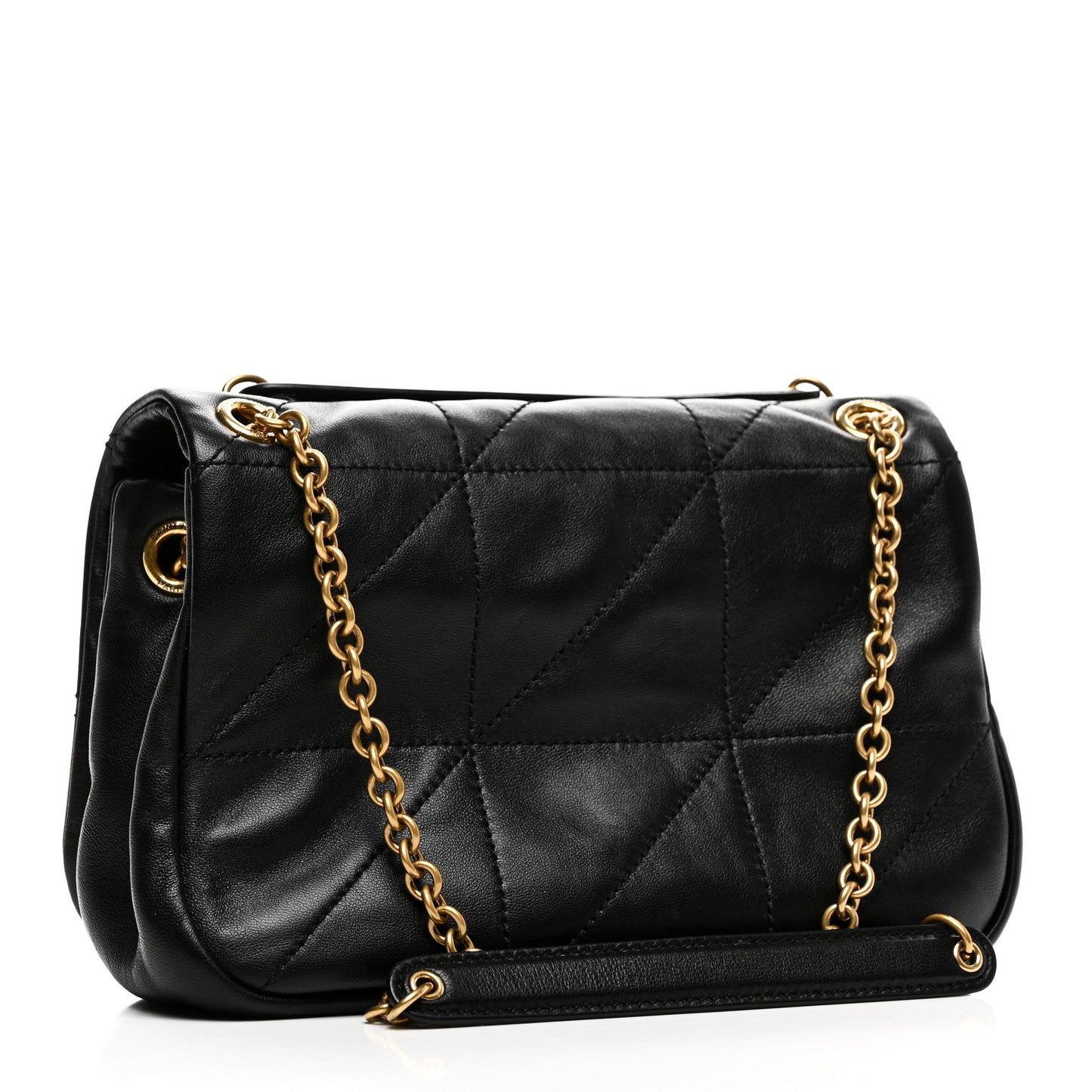 Lambskin Matelasse Monogram Mini Jamie 4.3 Black