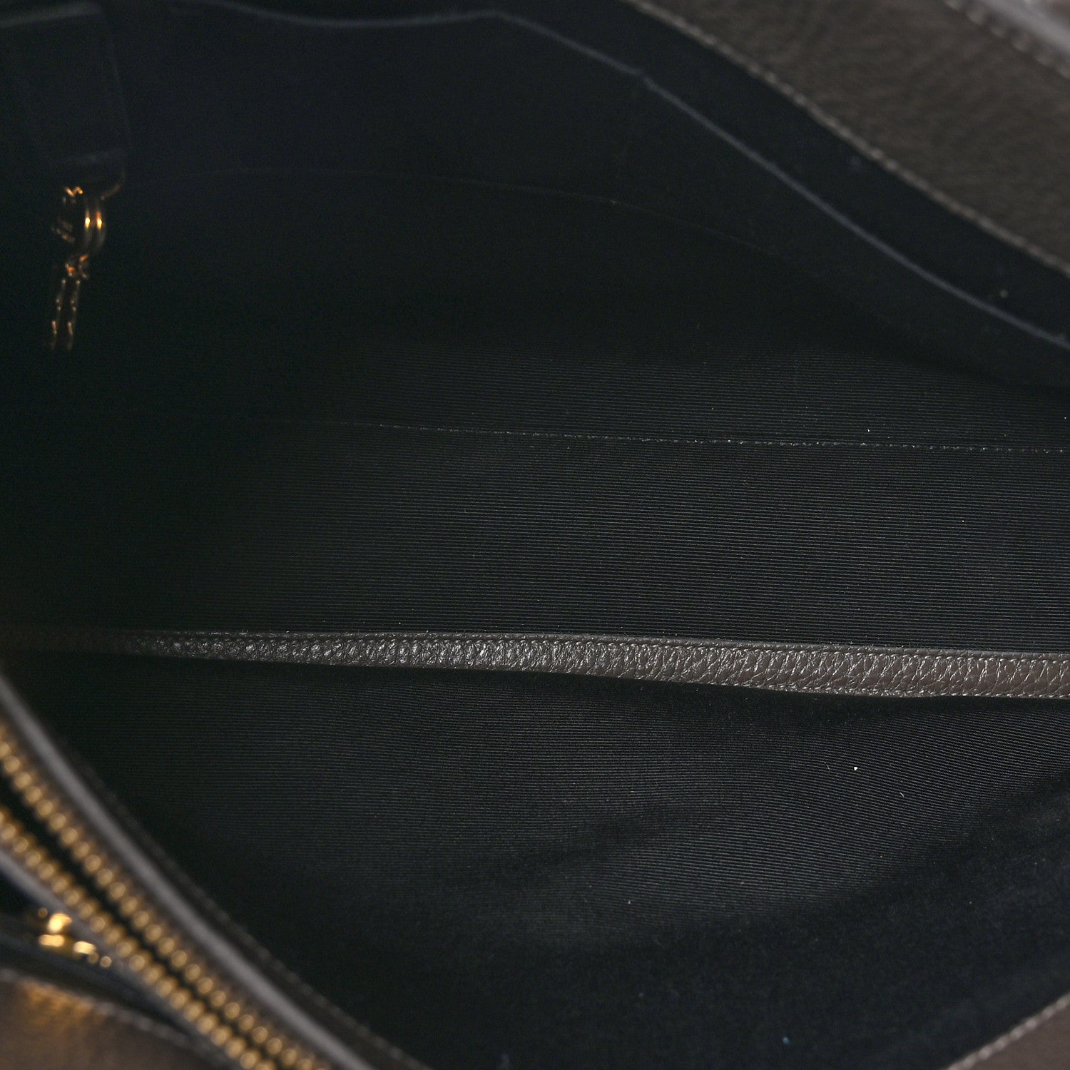 Saint Laurent Grained Calfskin Large Sac de Jour Carryall Earth 6 of 10