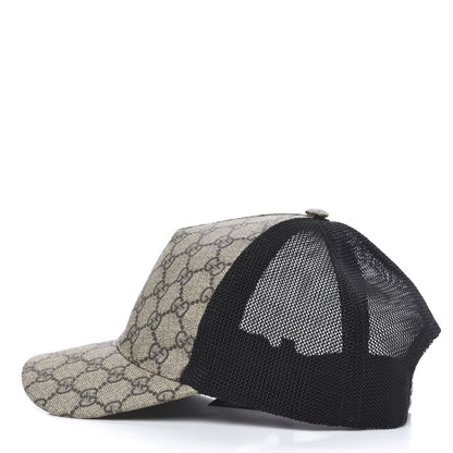 Gucci GG Supreme Monogram Baseball Hat XS Beige 2 of 6