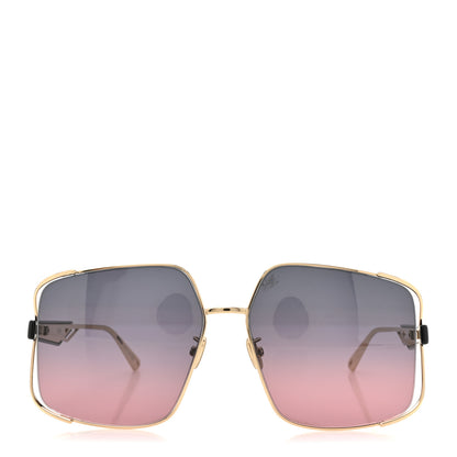 Christian Dior Metal ArchiDior S1U Sunglasses Gold 2 of 8