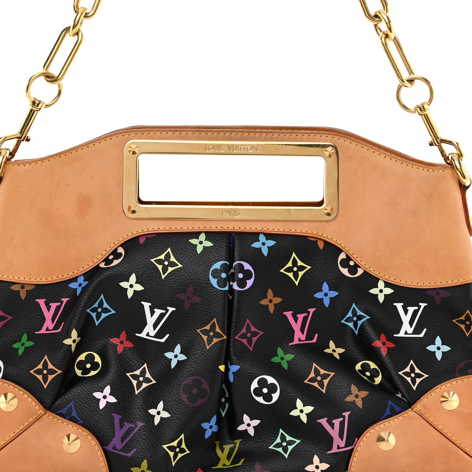 Louis Vuitton LOUIS VUITTON Monogram Multicolor Judy MM Black 6 of 8