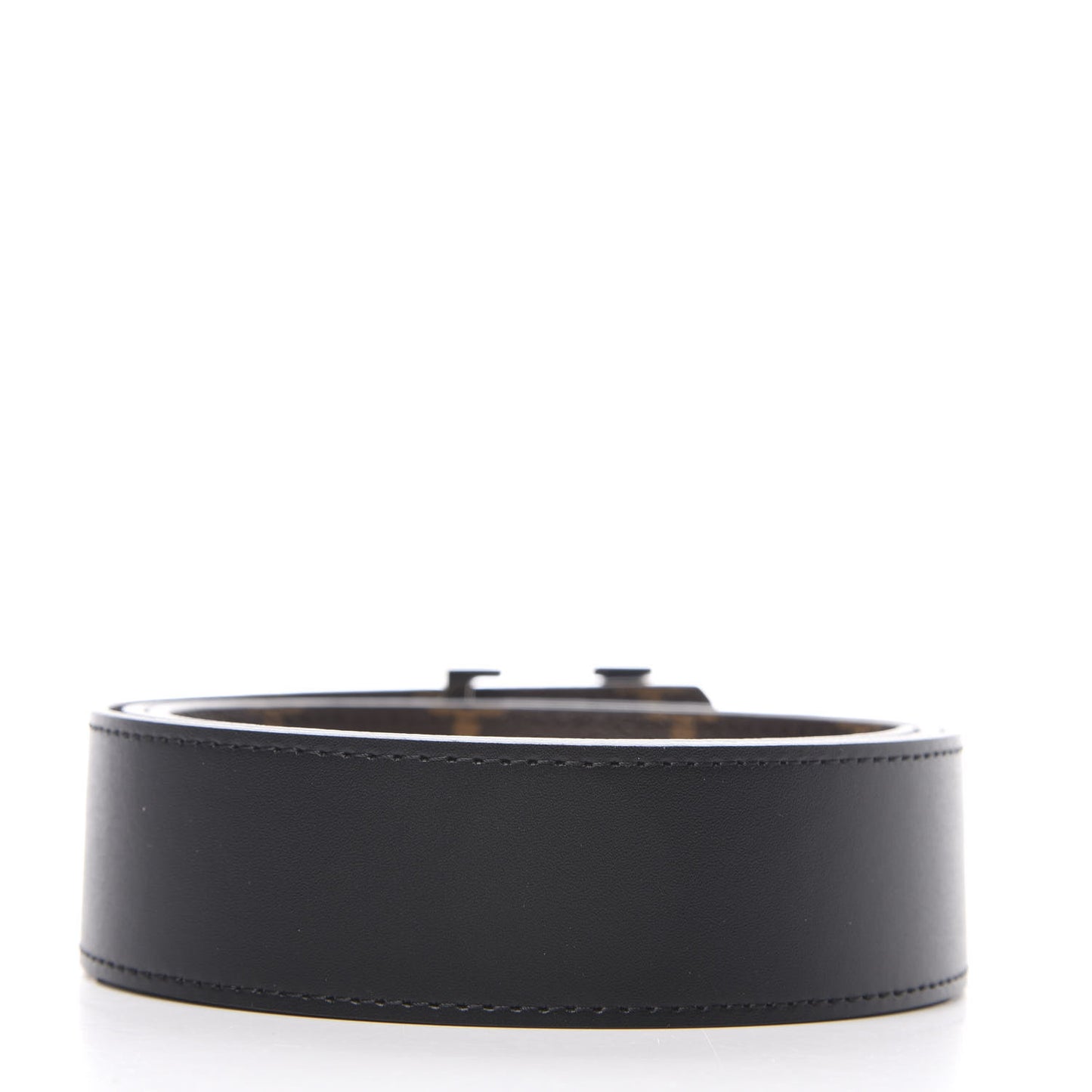 Monogram Calfskin 40mm LV Initiales Reversible Belt 100 40 Black