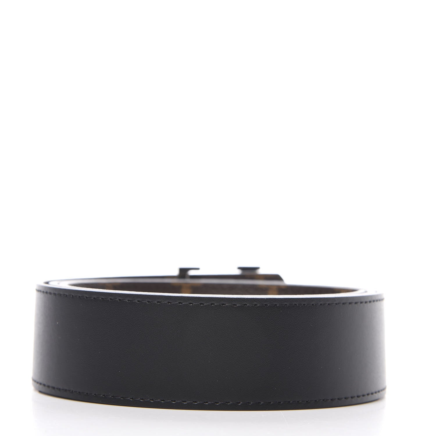 Louis Vuitton Monogram Calfskin 40mm LV Initiales Reversible Belt 100 40 Black 2 of 5