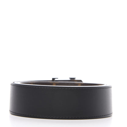 Louis Vuitton Monogram Calfskin 40mm LV Initiales Reversible Belt 100 40 Black 2 of 5