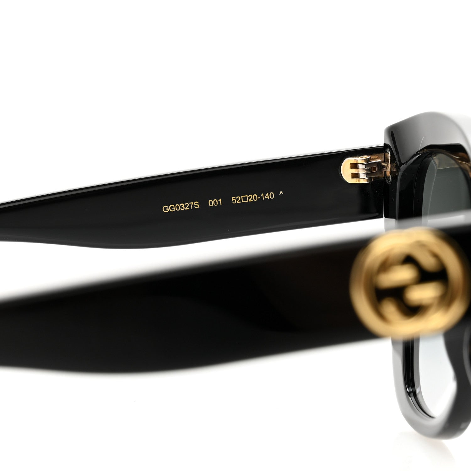 Gucci Acetate Sunglasses GG0327S Black 6 of 8
