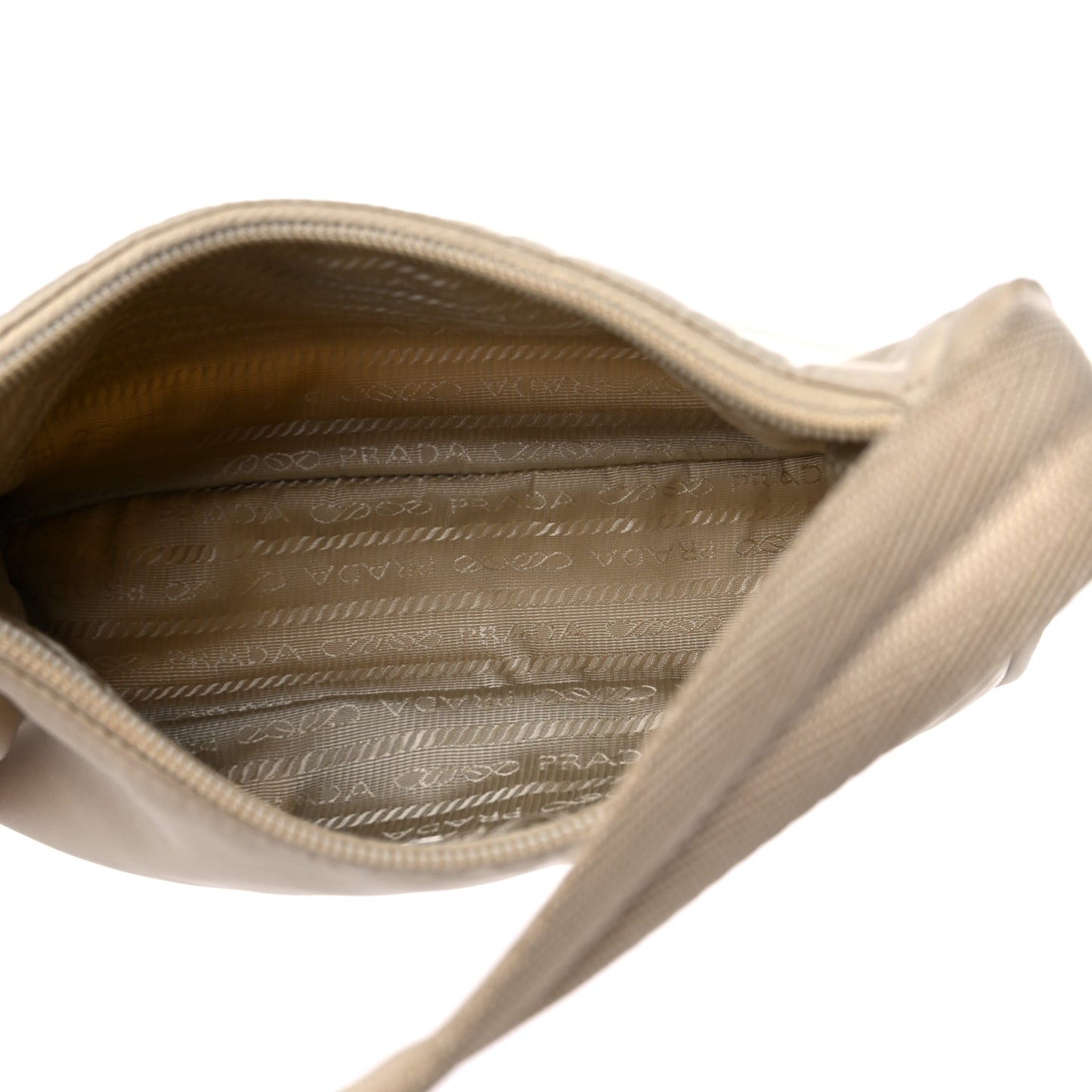 Re-Nylon Saffiano Mini Re-Edition 2000 Bag Deserto