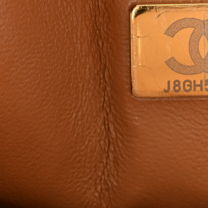 Chanel Caviar Quilted Small Double Flap Dark Beige 7 of 10