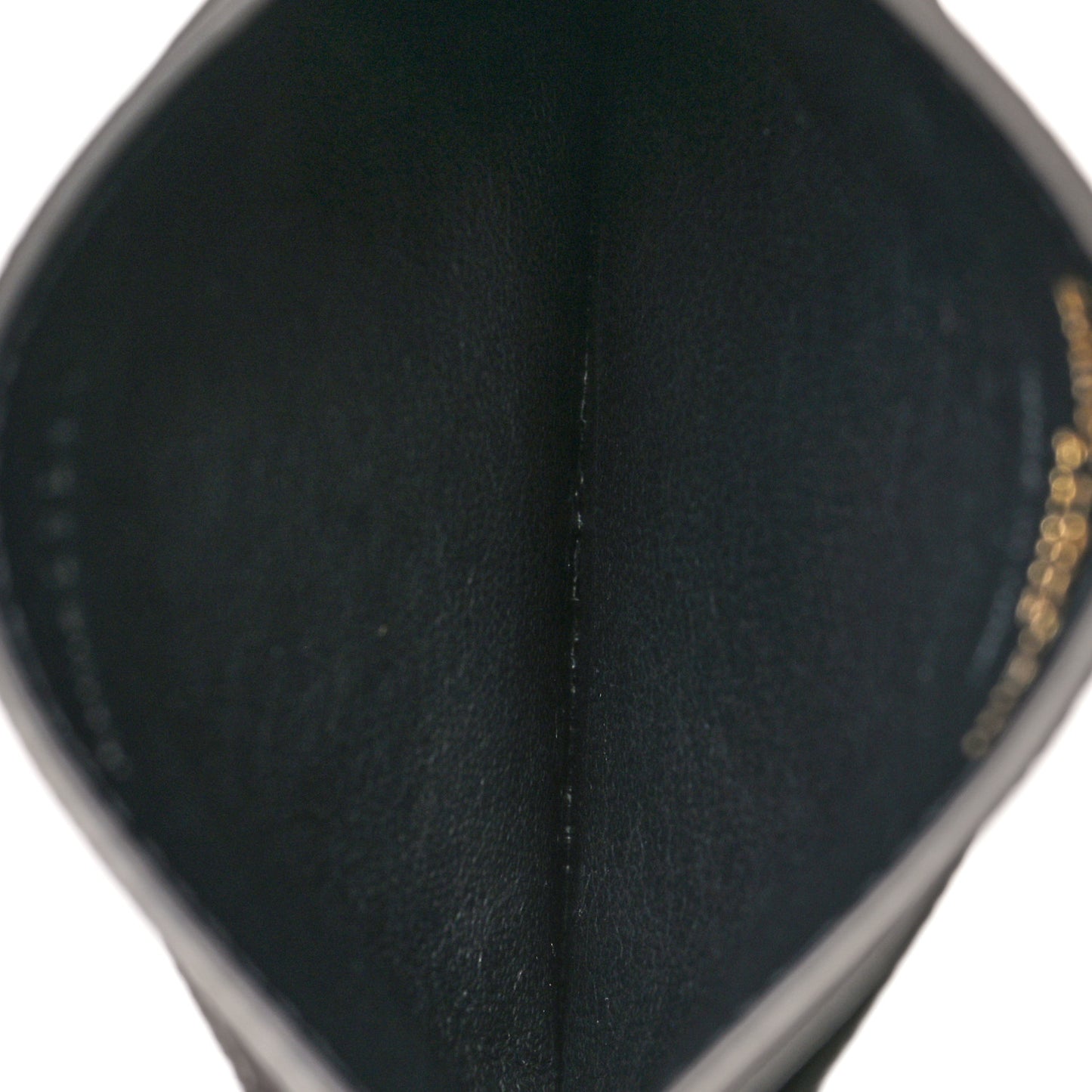 Grain De Poudre Matelasse Chevron Monogram Credit Card Case Fog