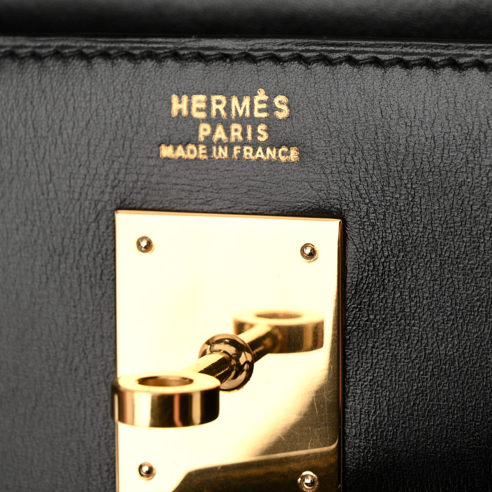 Hermes Box Kelly Sellier 32 Black 1517248 – FASHIONPHILE