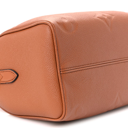 Louis Vuitton Empreinte Monogram Giant Speedy Bandouliere 25 Cognac 9 of 10