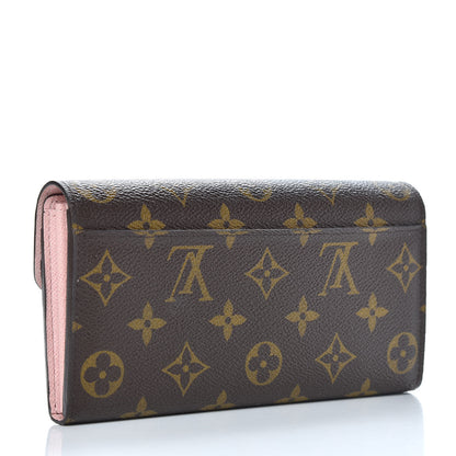 Louis Vuitton Monogram Sarah Wallet NM Rose Ballerine 3 of 9