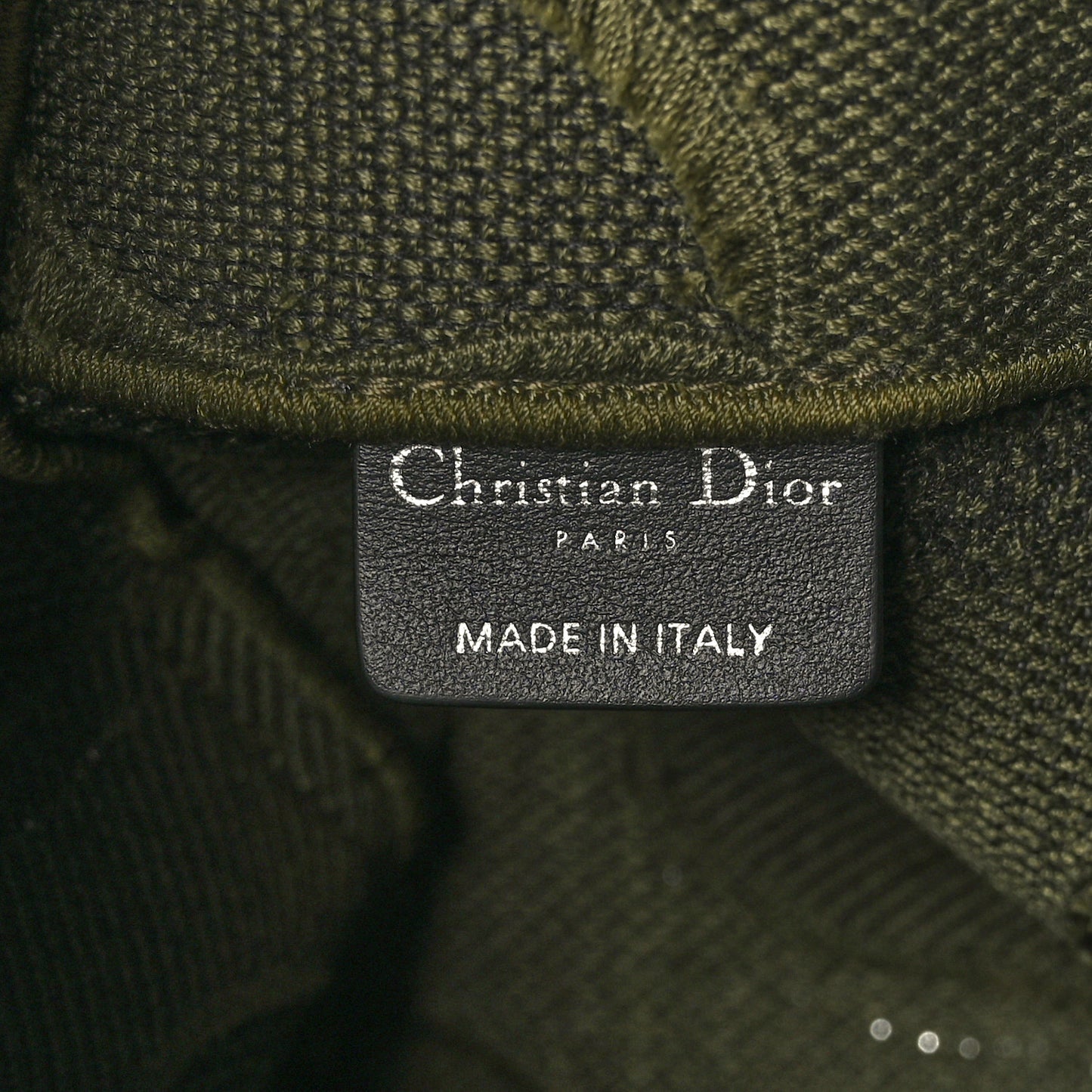 Canvas Embroidered Camouflage Diorcamp Messenger Green