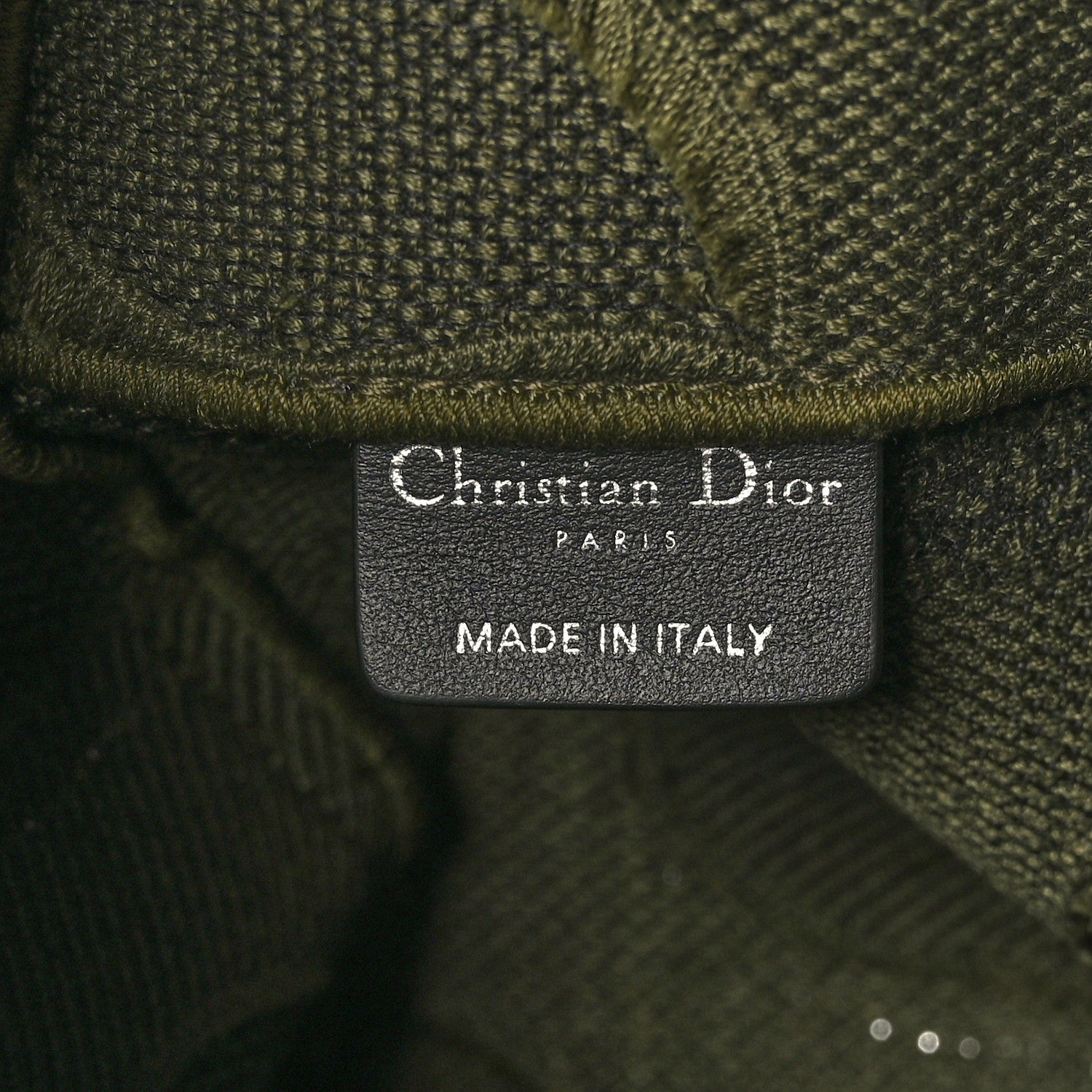 Christian Dior Canvas Embroidered Camouflage Diorcamp Messenger Green 6 of 10