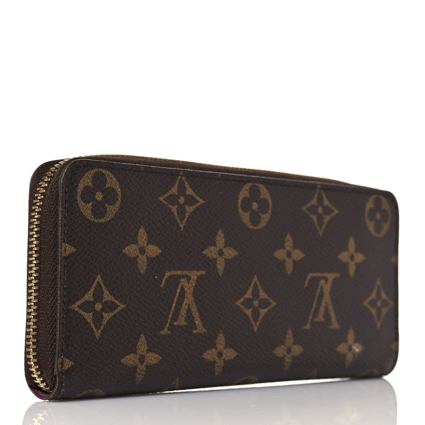 Monogram Clemence Wallet Fuchsia