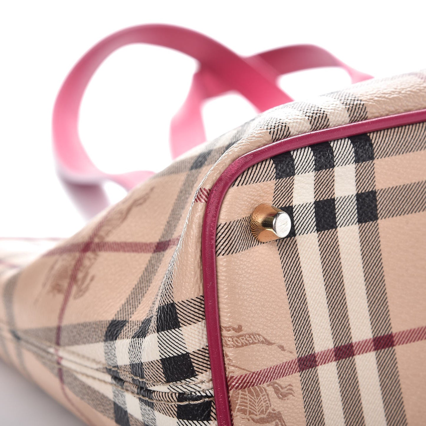 Haymarket Check Medium Regent Tote Dark Pink