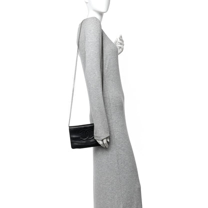 Chanel Caviar Timeless CC Wallet On Chain WOC Black 2 of 18