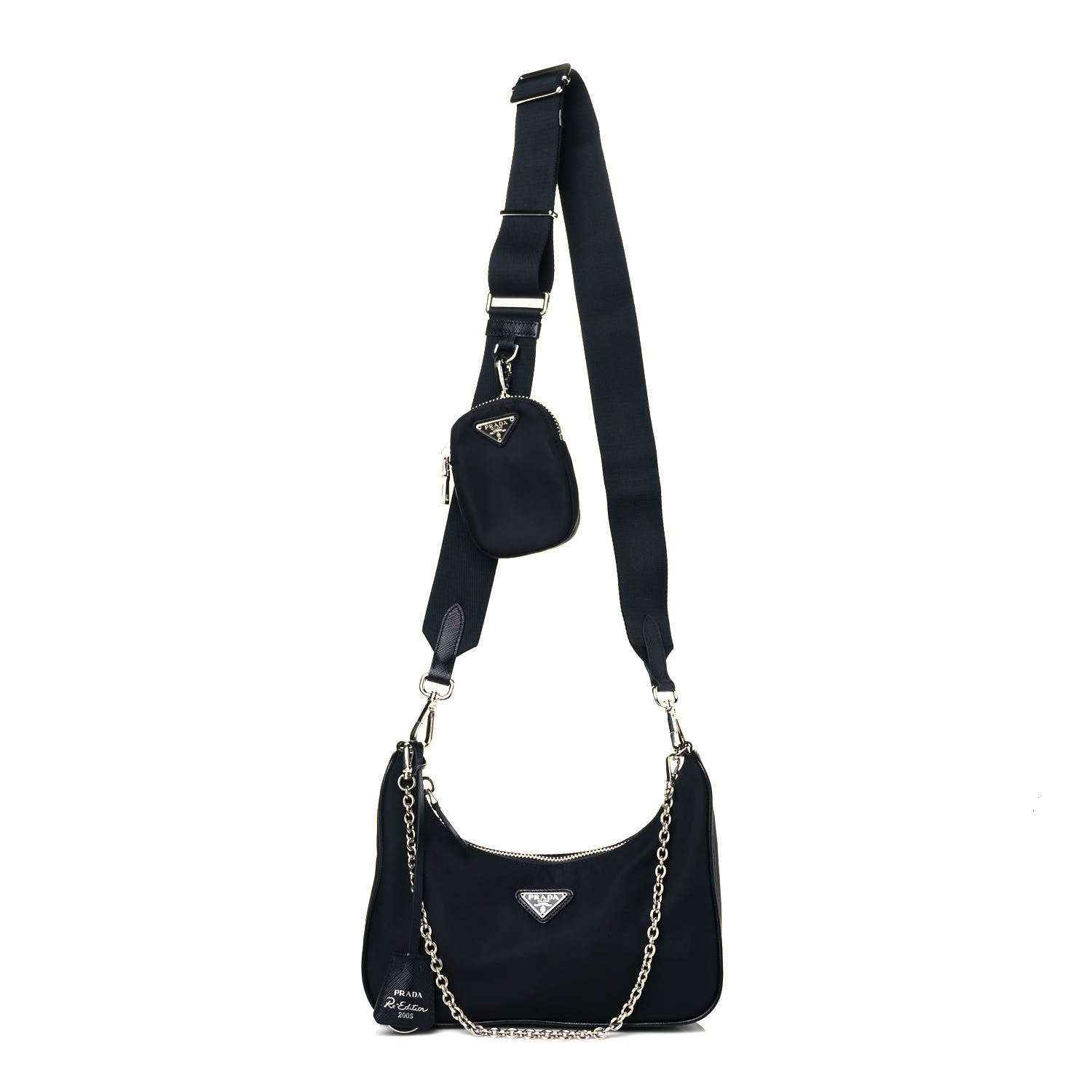 Prada Nylon Re-Edition 2005 Shoulder Bag Black 1 of 10