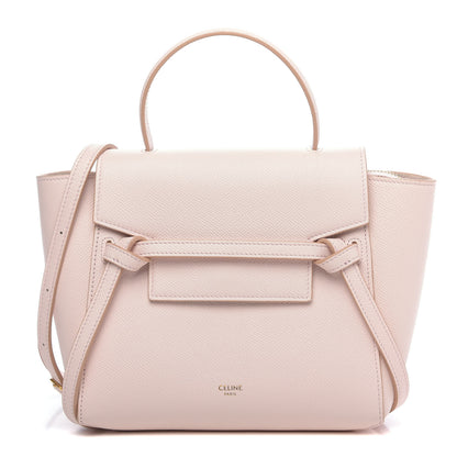 Celine Grained Calfskin Nano Belt Bag Pale Pink 1 of 9