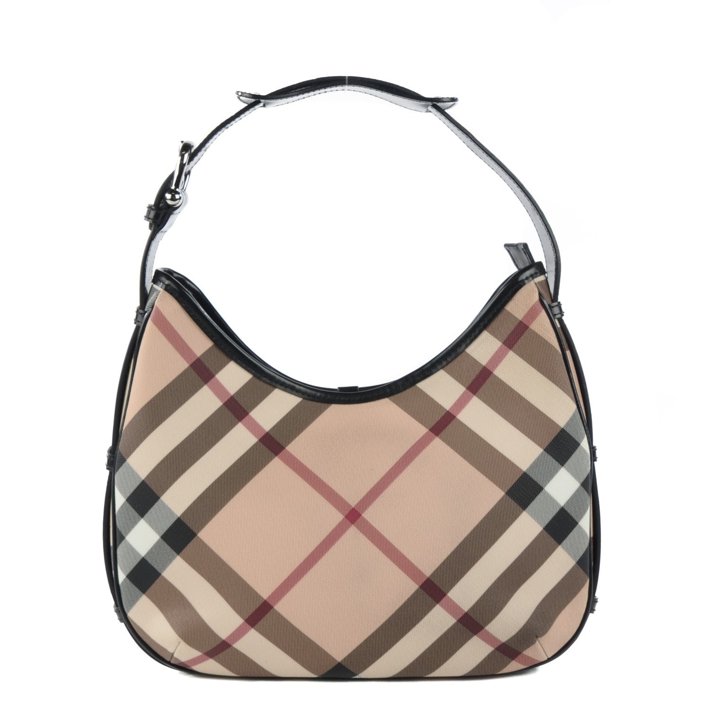 Nova Check Shoulder Bag Black