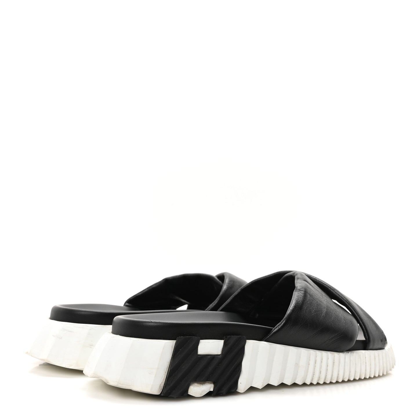 Nappa Womens Infra Sandals 39 Black