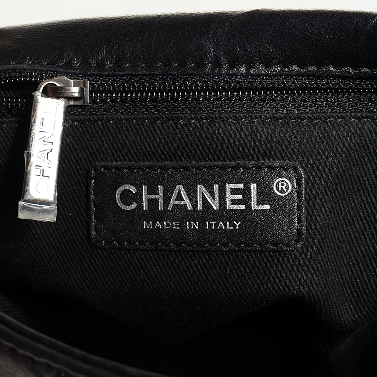 Chanel Aged Crumpled Calfskin Small Vintage Flap Black 9 of 9