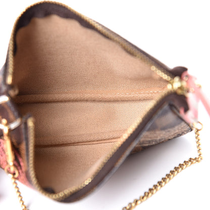 Louis Vuitton Damier Ebene 2014 Christmas Animation Mini Pochette Accessories 5 of 10