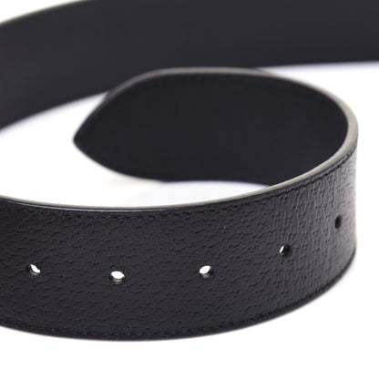Gucci Textured Calfskin Double G 40mm Belt 95 38 Black 6 of 8