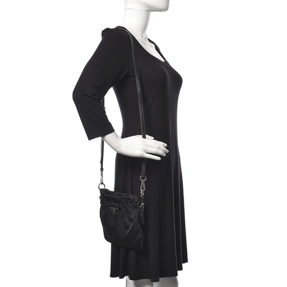 Prada Tessuto Nylon Crossbody Bag Black 2 of 13