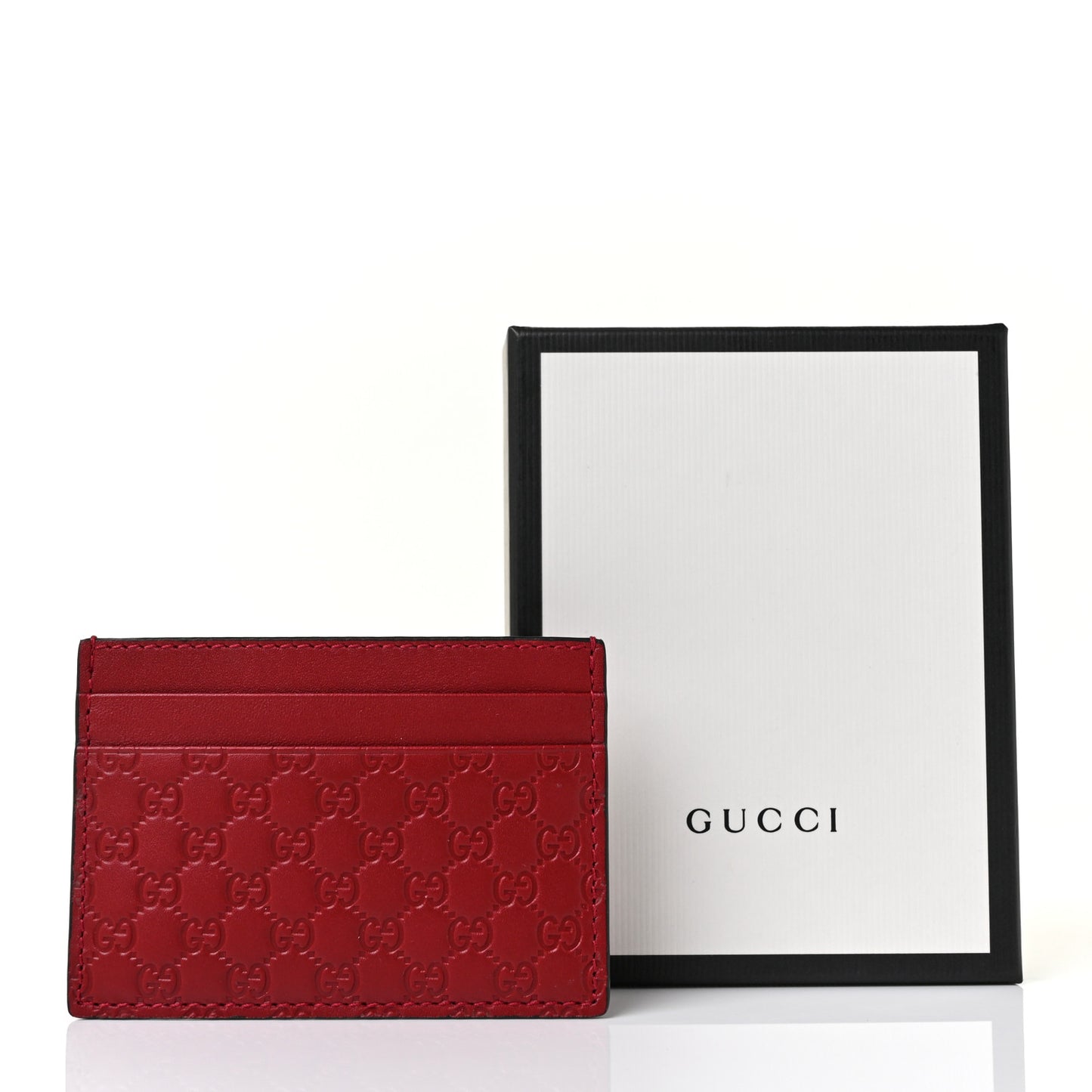 Microguccissima Card Holder Red