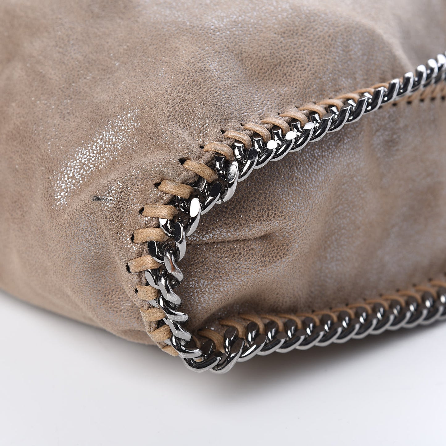 Shaggy Deer Falabella Fold Over Tote Pearlesce