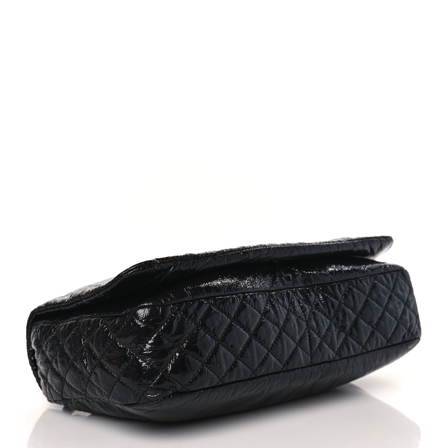 Chanel Vinyl Medium Rock and Chain Flap Black 4 of 10
