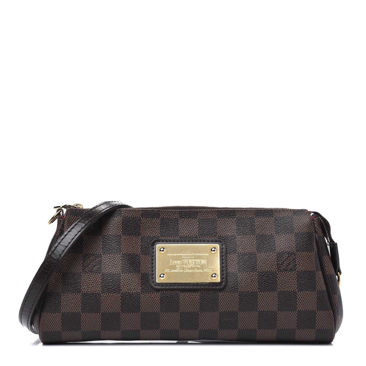 Louis Vuitton Damier Ebene Eva Clutch 1 of 5