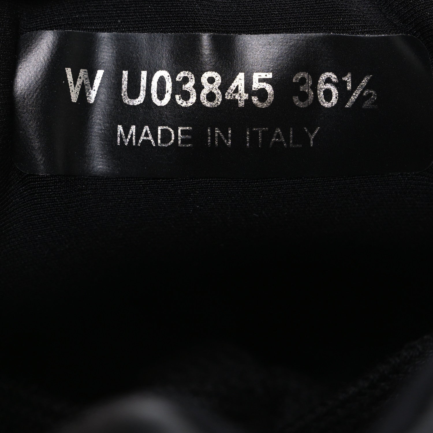Chanel Lambskin Fabric CC Sneakers 36.5 Black 9 of 10