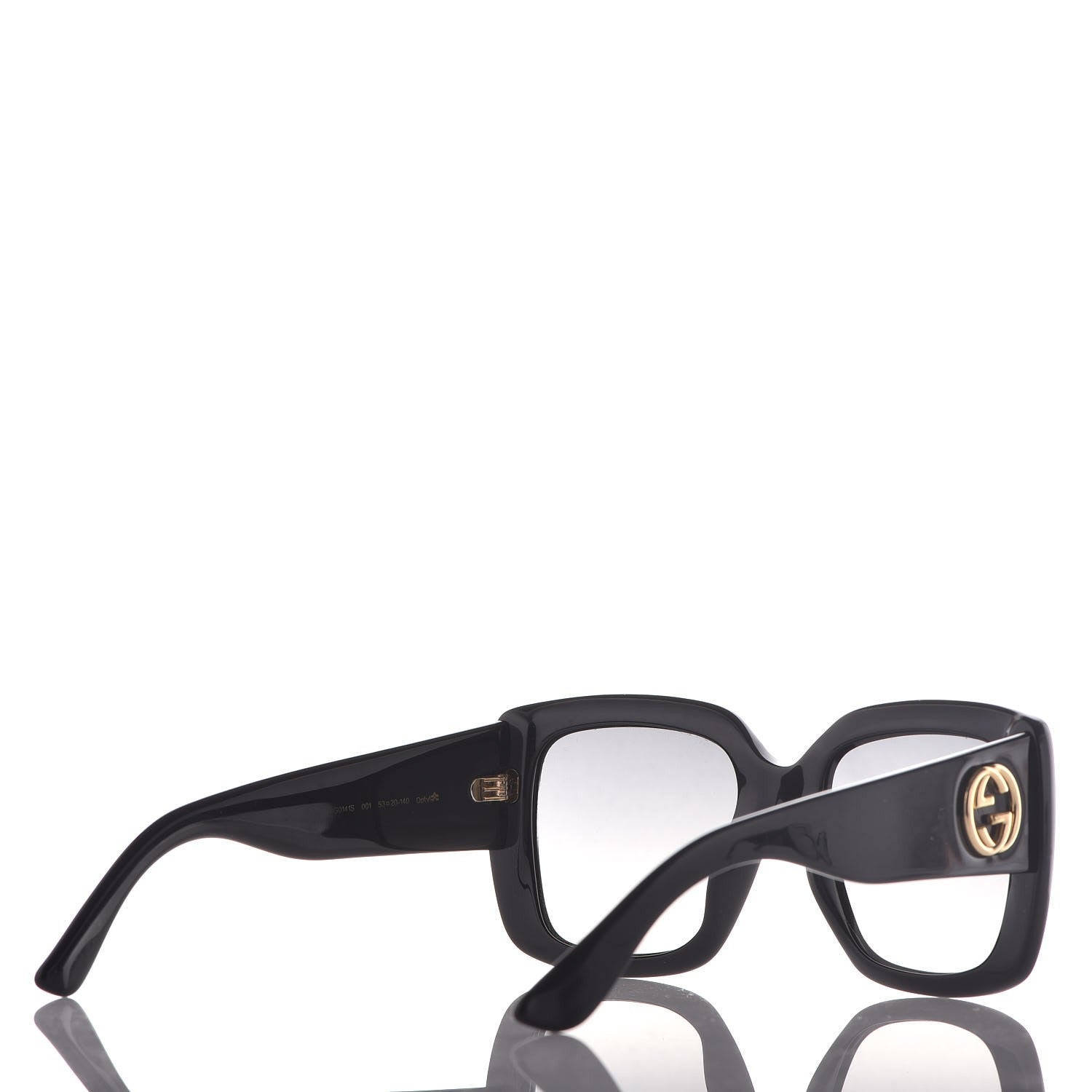 Gucci Acetate Square Frame Sunglasses GG0141S Black 4 of 8