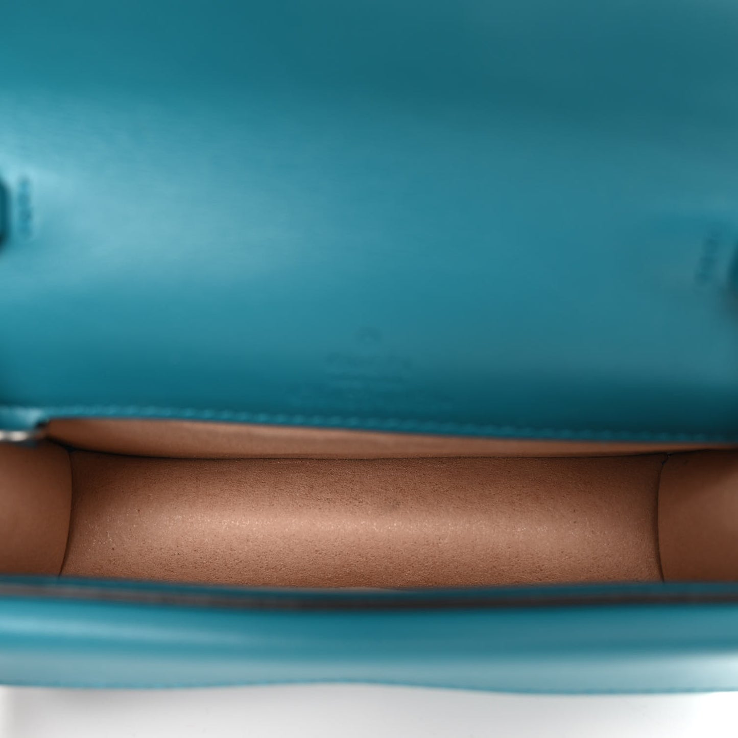 Velvet Super Mini Dionysus Shoulder Bag Pavone Cyan