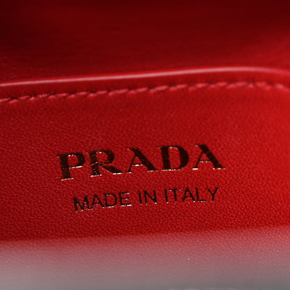 Prada Saffiano Cuir Large Double Bag Black Fuoco 7 of 14