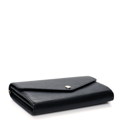 Louis Vuitton Epi Sarah Wallet NM Black 4 of 7