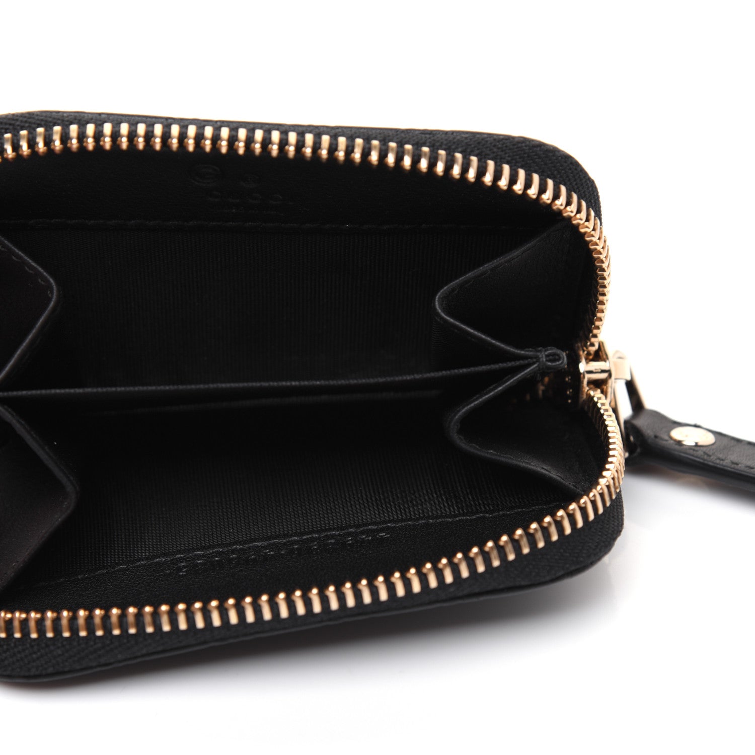 Gucci Microguccissima Zip Around Card Case Black 5 of 10