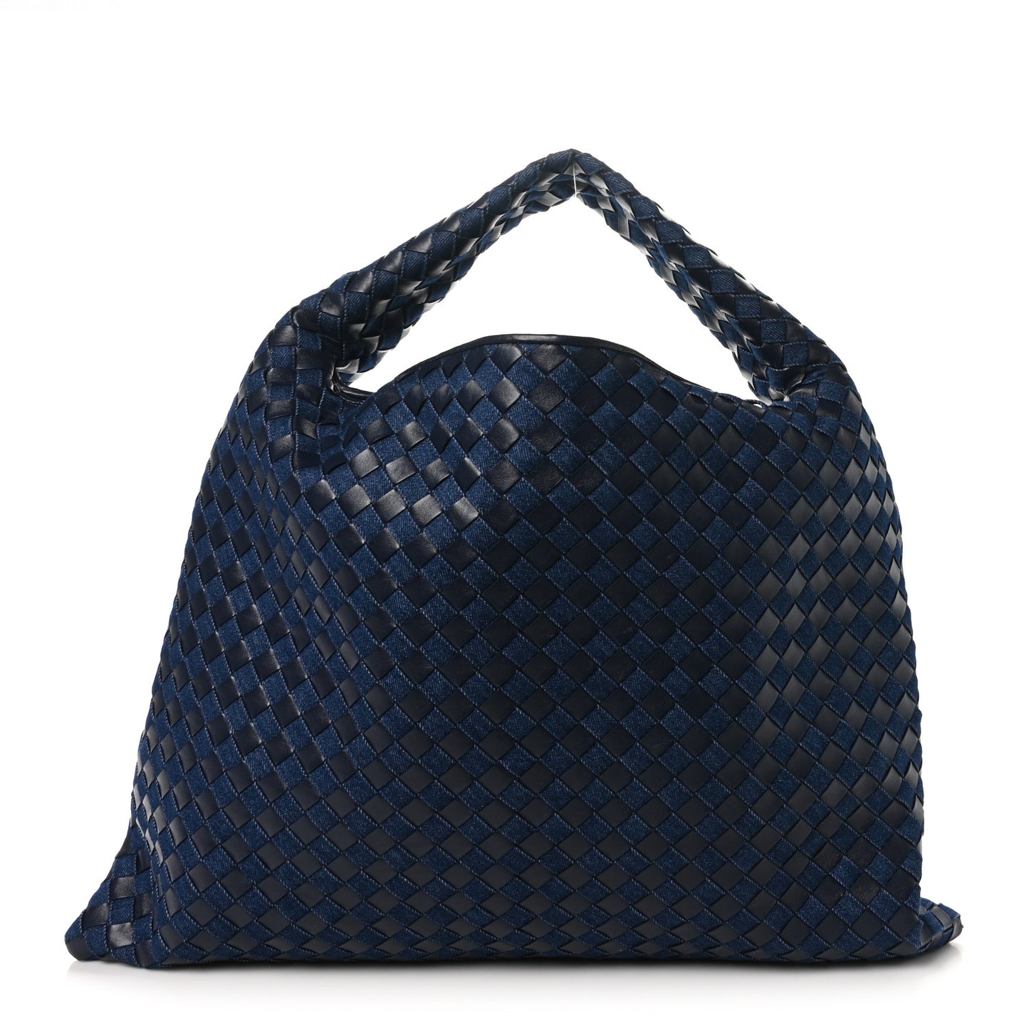 Denim Nappa Intrecciato Large Hop Abyss Indigo