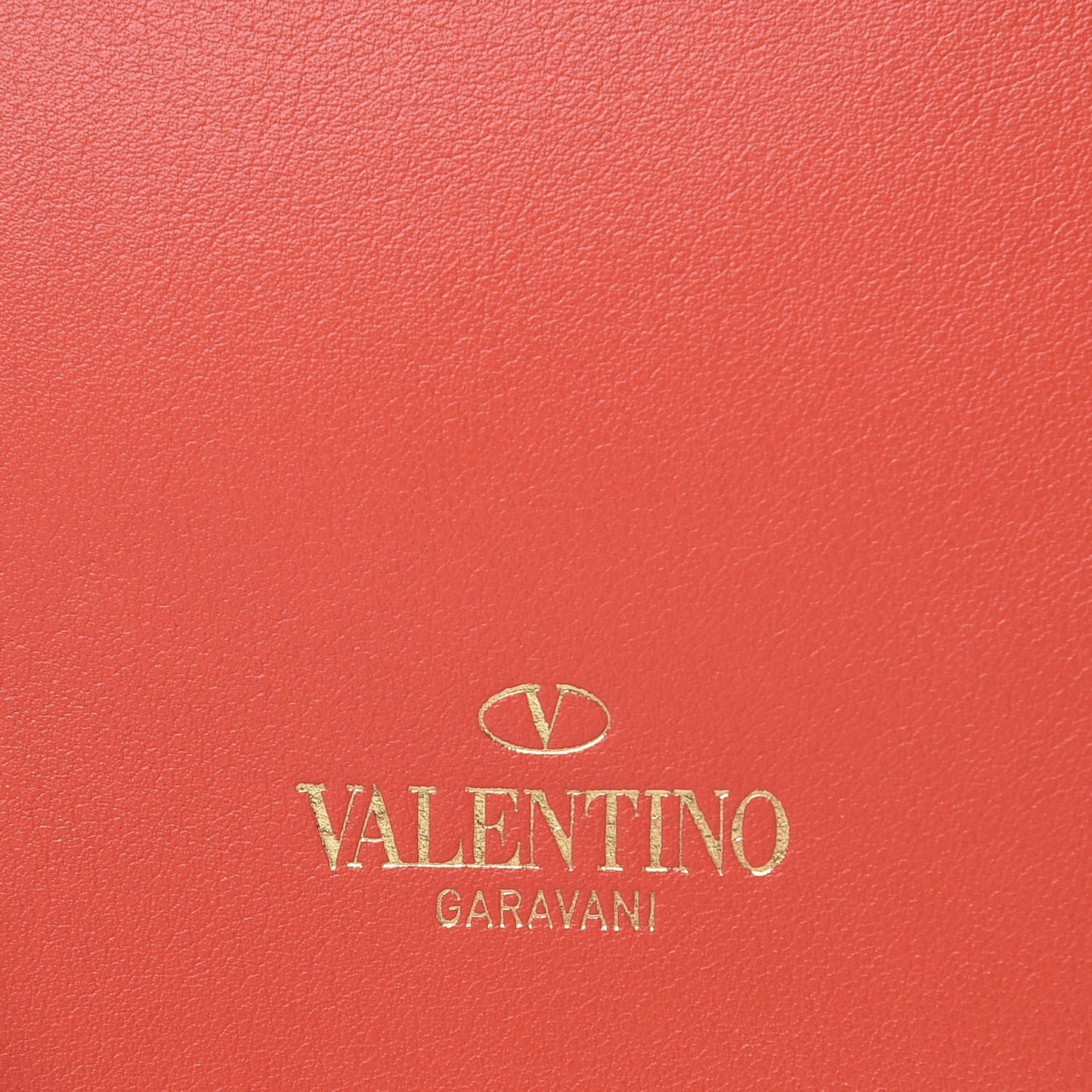 Calfskin Rockstud Crossbody Messenger Bag Deep Coral