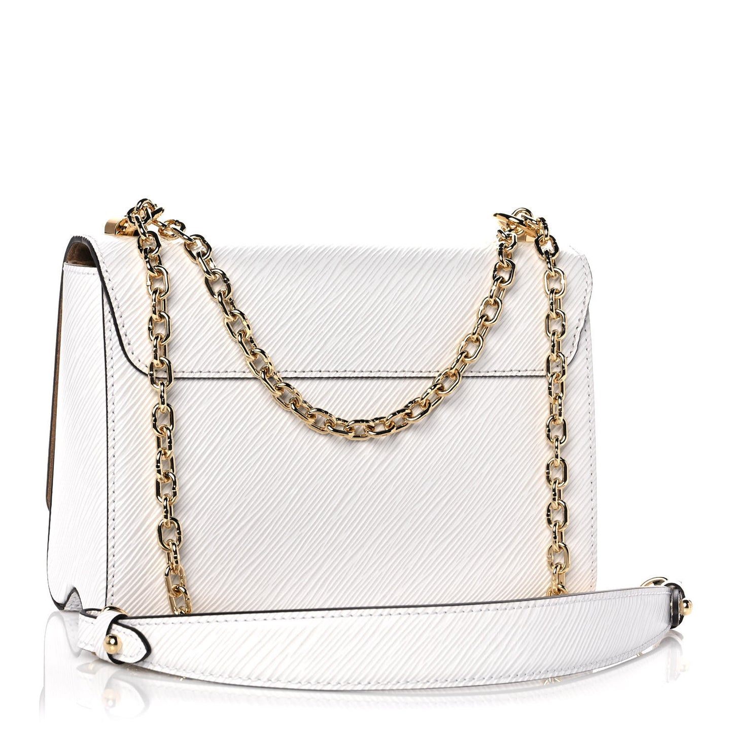 Epi Twist Shoulder Bag MM White