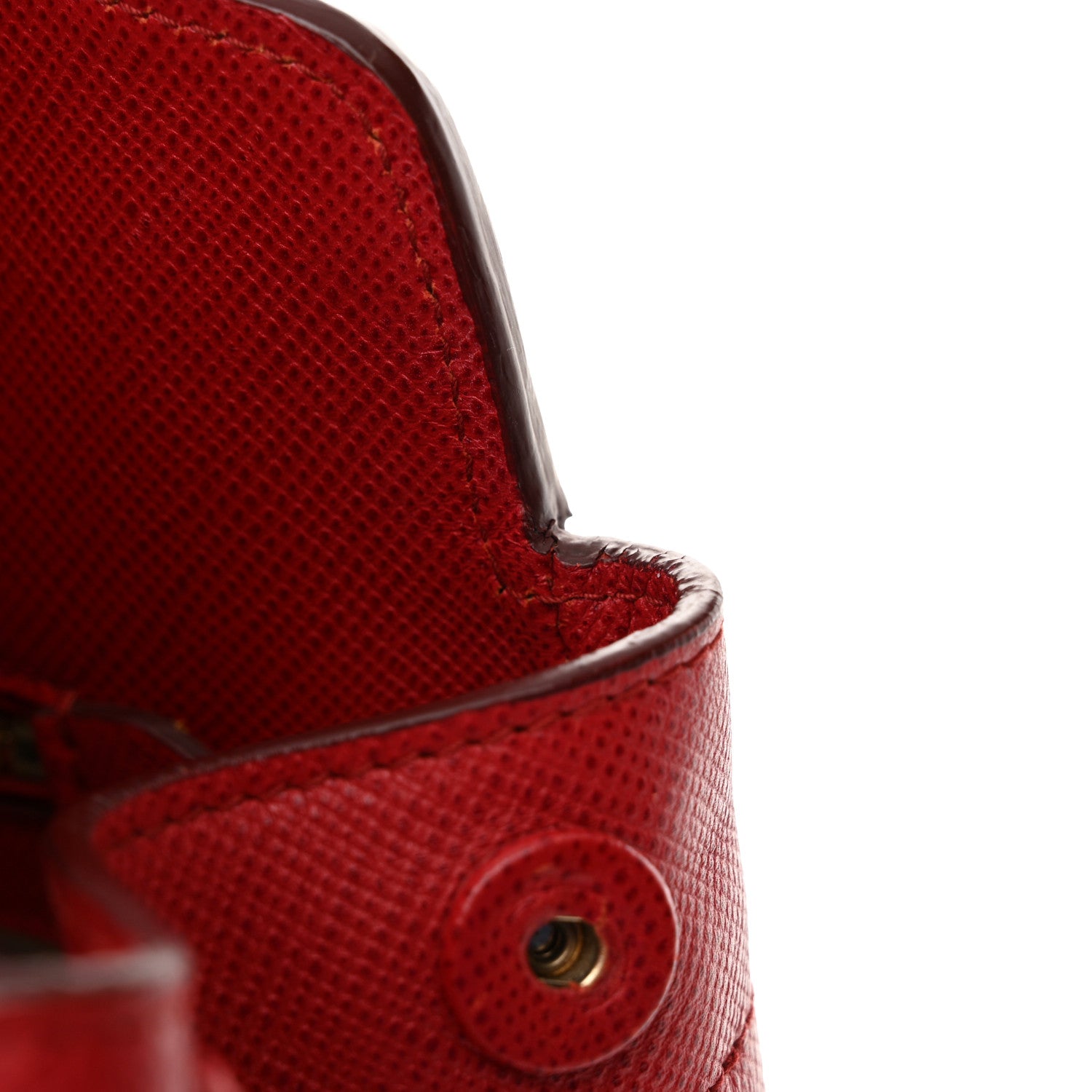 Prada Canapa Saffiano Cuir Tote Corda Fuoco 15 of 17