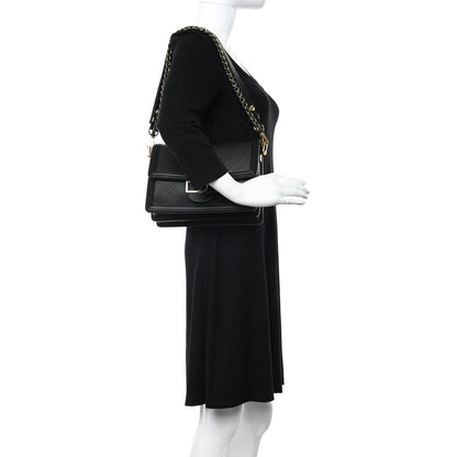 Louis Vuitton Epi Dauphine MM Black 2 of 9