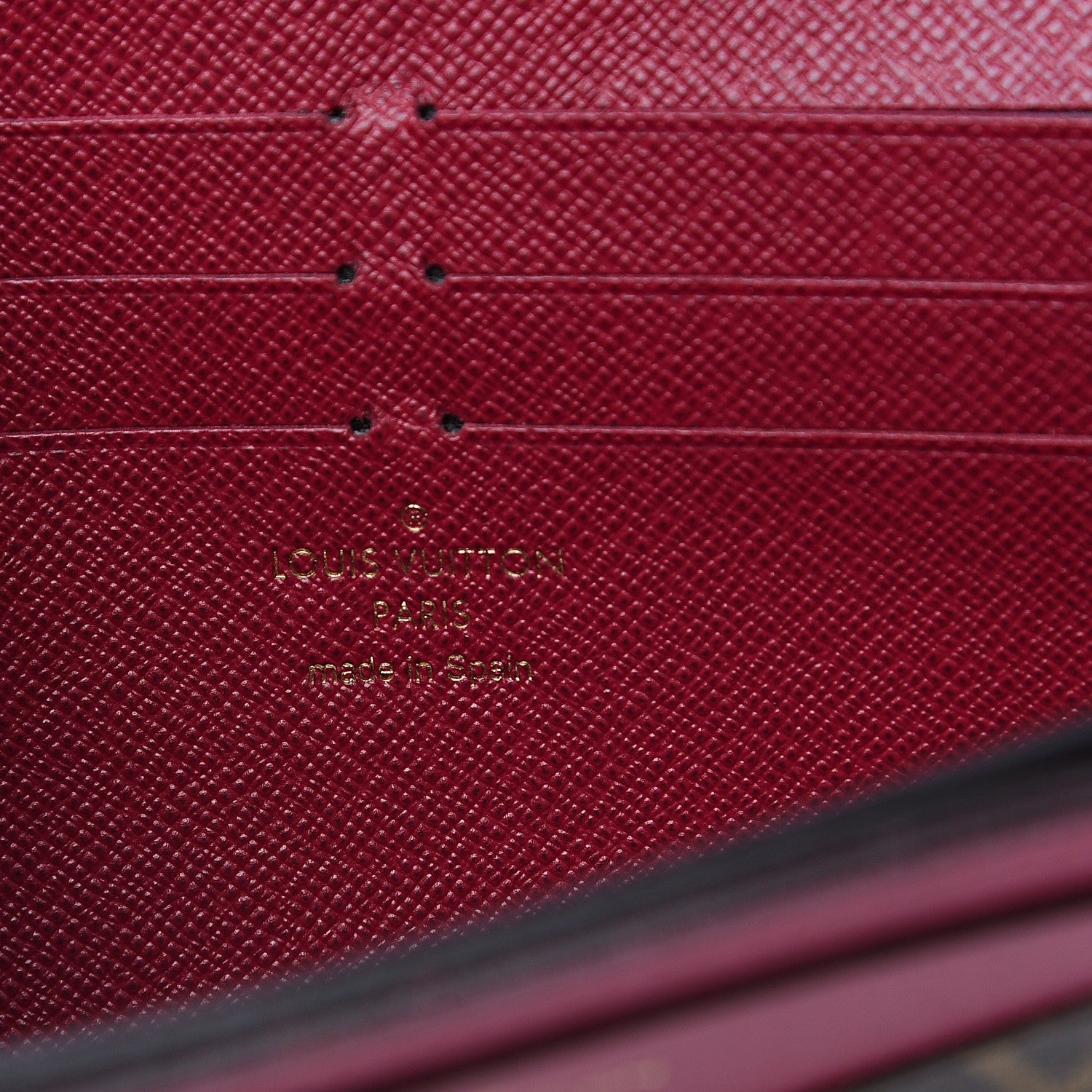Louis Vuitton Monogram Jeanne Wallet Fuchsia 6 of 7
