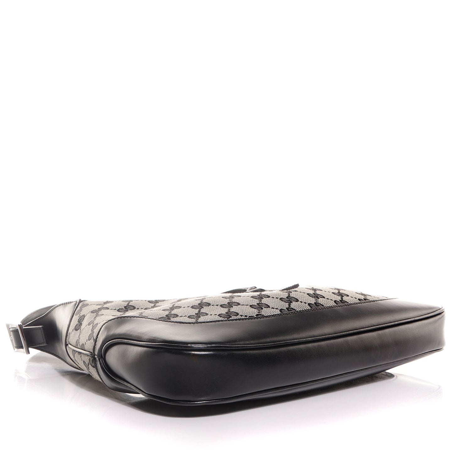 Denim Monogram Small Jackie O Hobo Black
