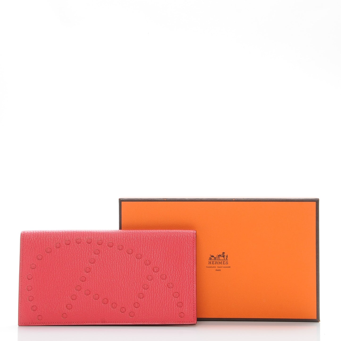 Chevre Mysore Evelyne Long Wallet Bougainvillea