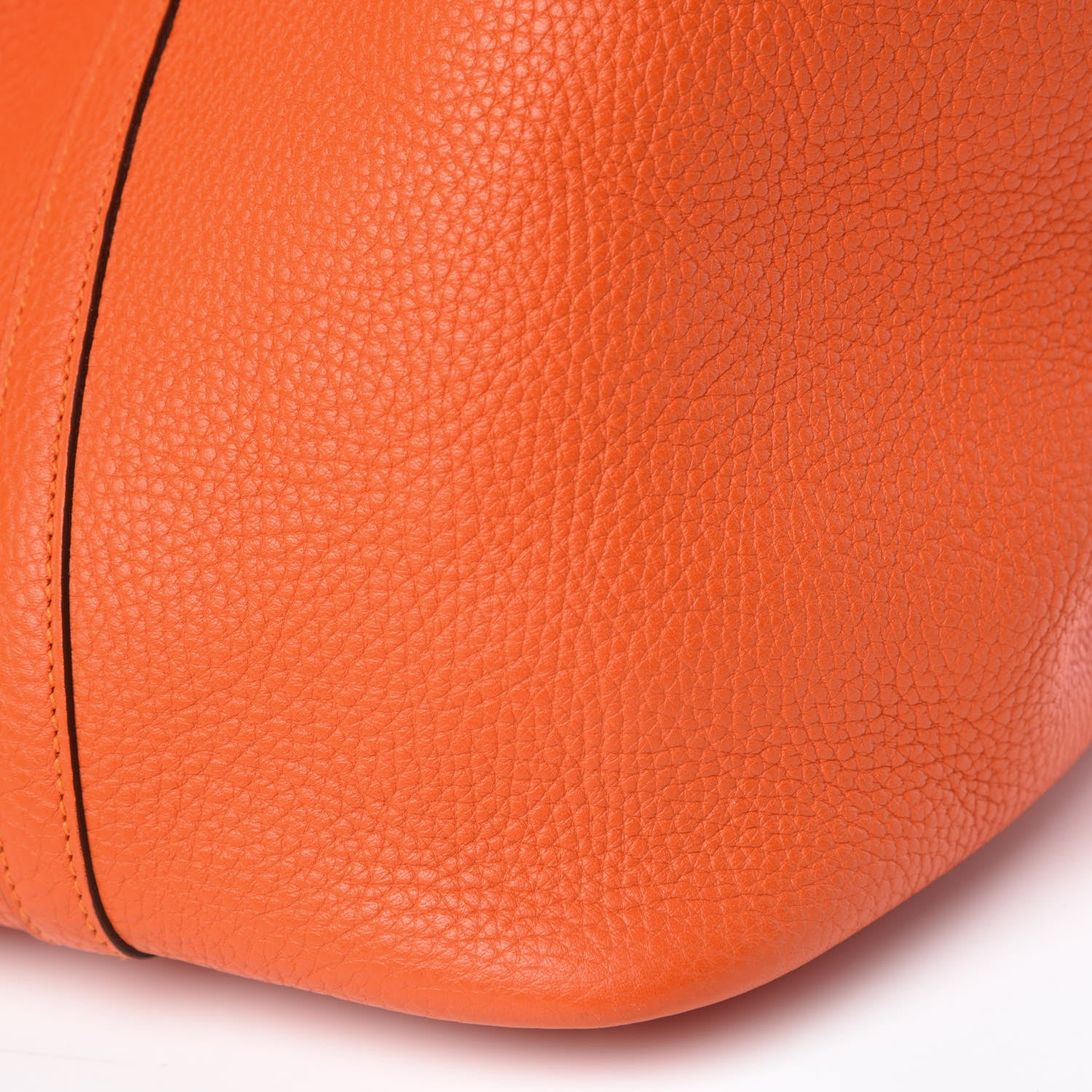 Hermes Taurillon Clemence Picotin Lock 22 MM Orange 13 of 13